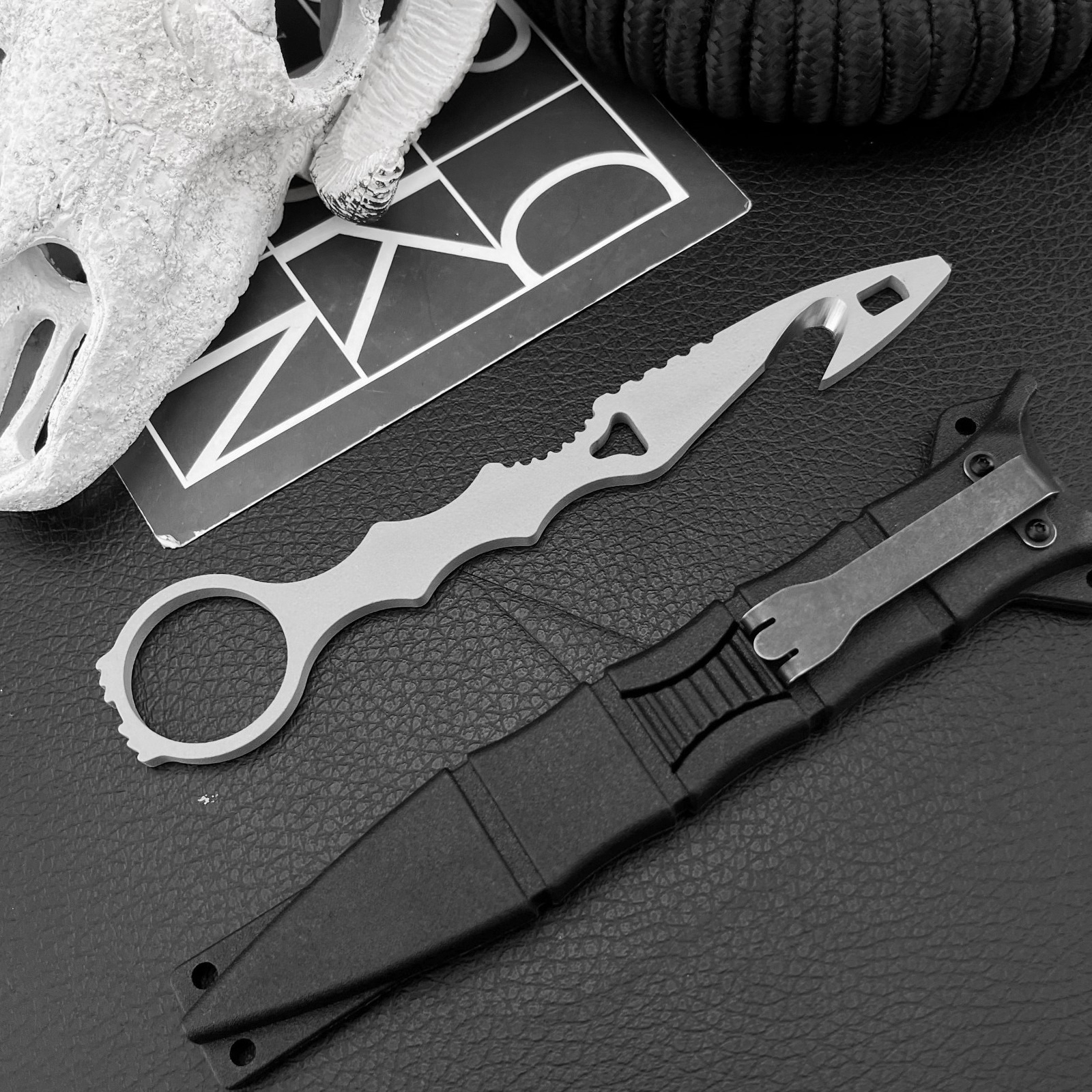 Edc Carry Fixed Blade Knife - New 179 High Hardness Fixed Blade