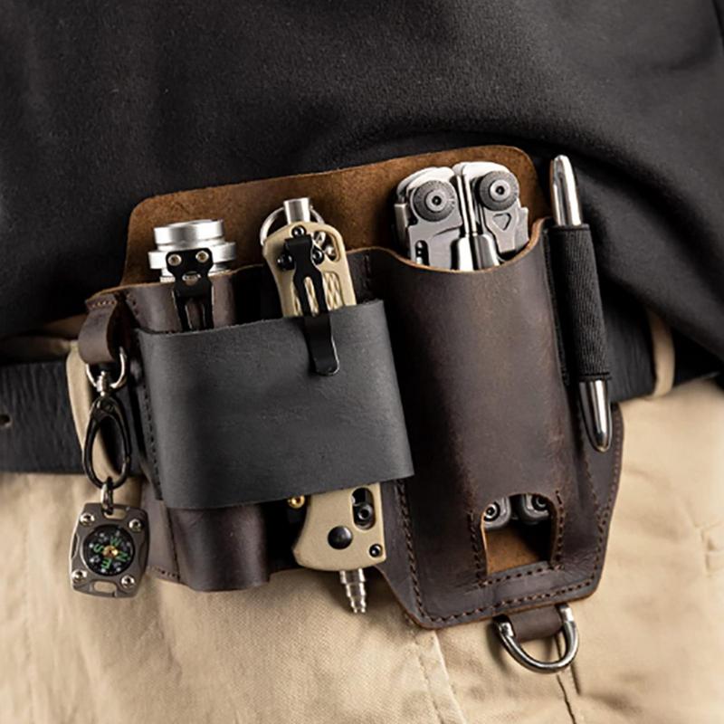 Edc Carry Pen - Men Leather EDCs Organizer Sheath EDCs