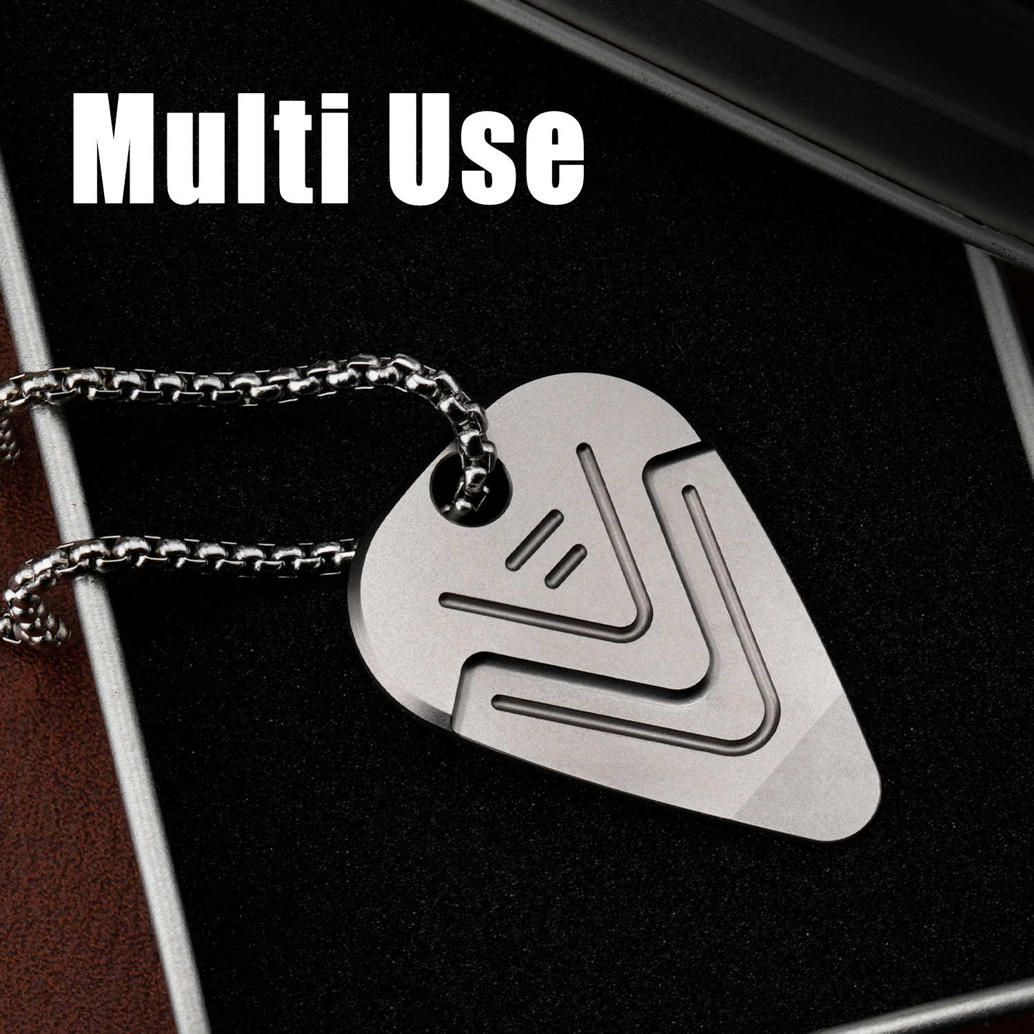 Edc Carry Accessories - Portable Titanium EDC Pry Tool Guitar