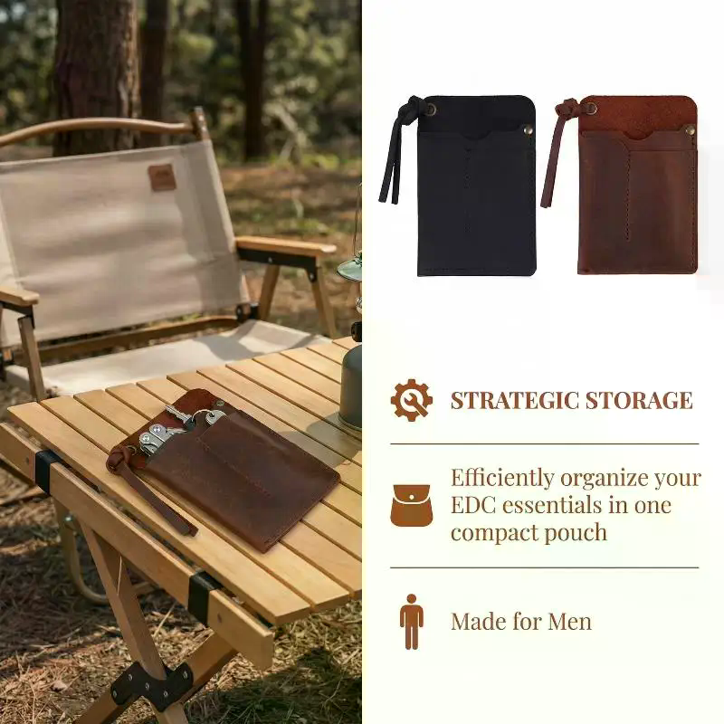 Handmade Genuine Leather EDC T - Edc Carry Clip recension och pris