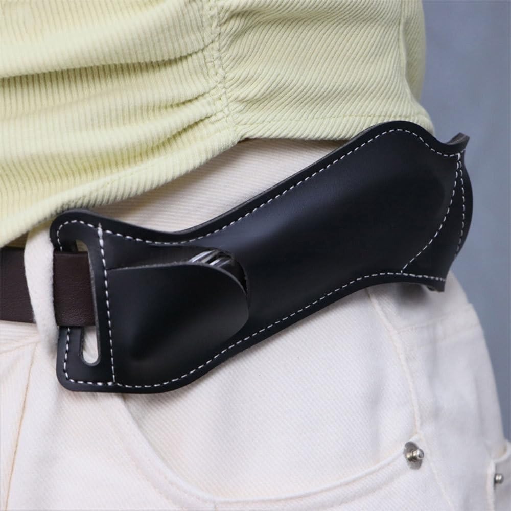 Waist Hanging EDC Knife Sheath - Leather Edc. Carry Pouch recension och pris