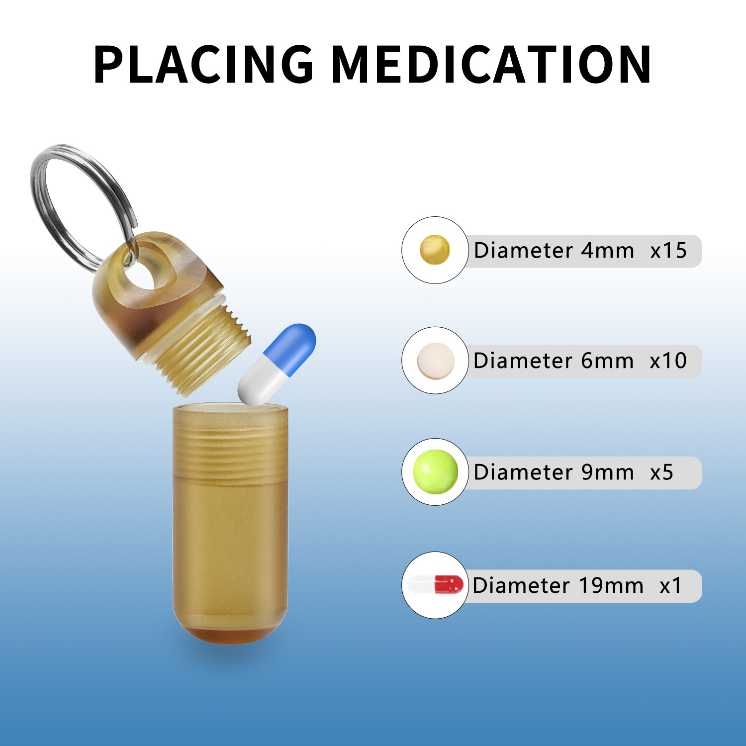 Mini Portable Pill Box Waterpr - Edc Pill Carry recension och pris