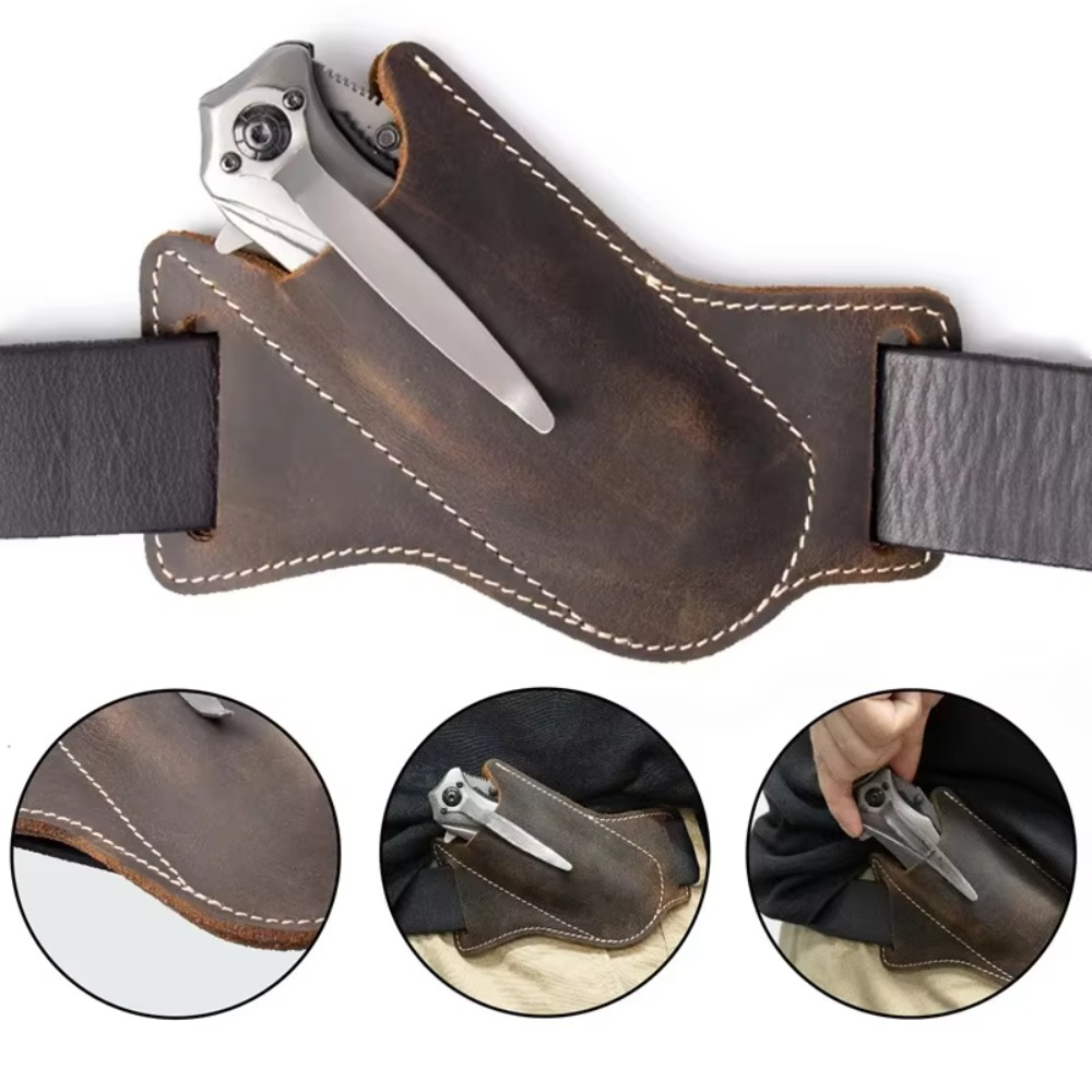 Premium Rugged Leather Knife S - Edc Carry Clip recension och pris
