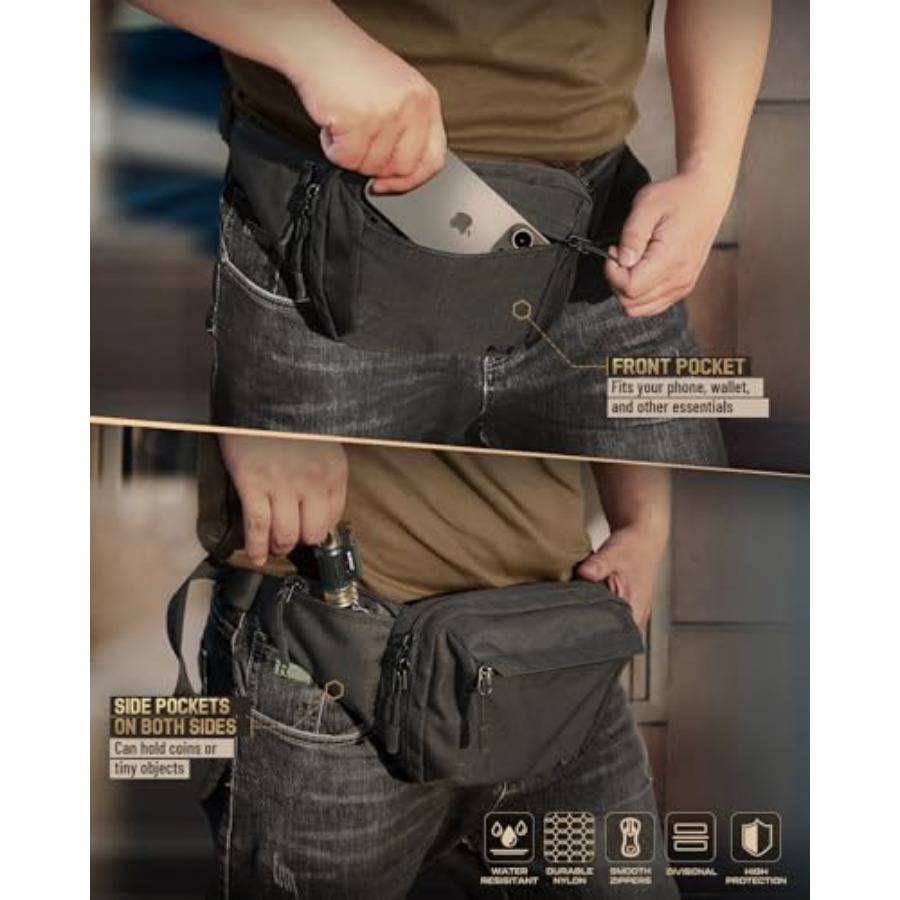 Tactical Concealed Carry Fanny - Edc Carry Bag For Men recension och pris