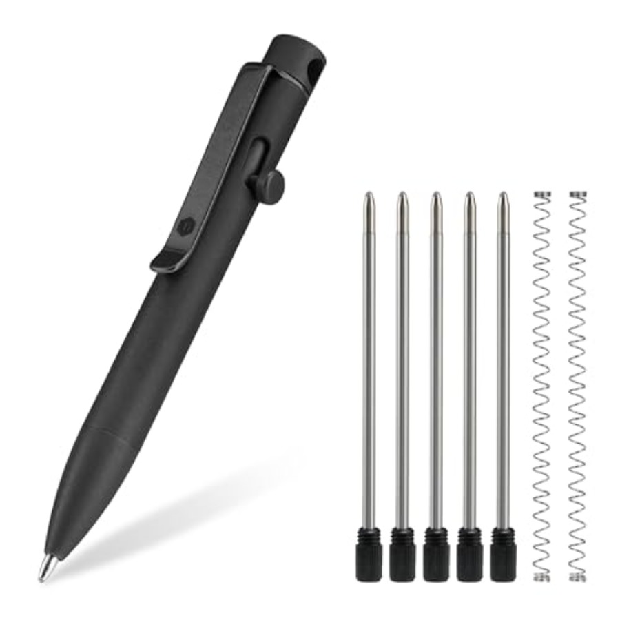 Bolt Action EDC Pen with Clip  - Edc Carry Clip recension och pris