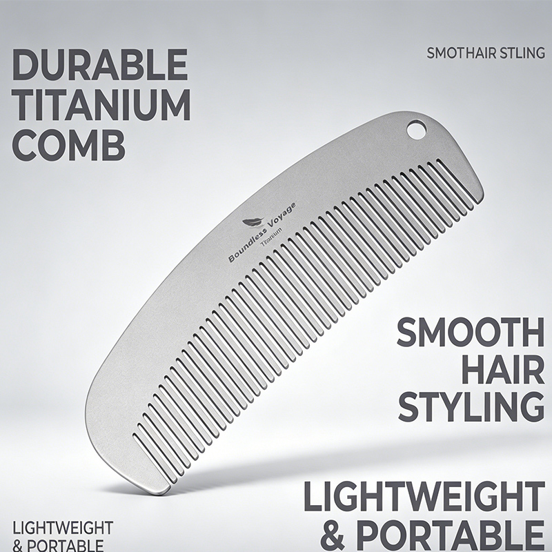 Boundless Voyage Titanium Comb - Comb Pocket Titanium recension och pris