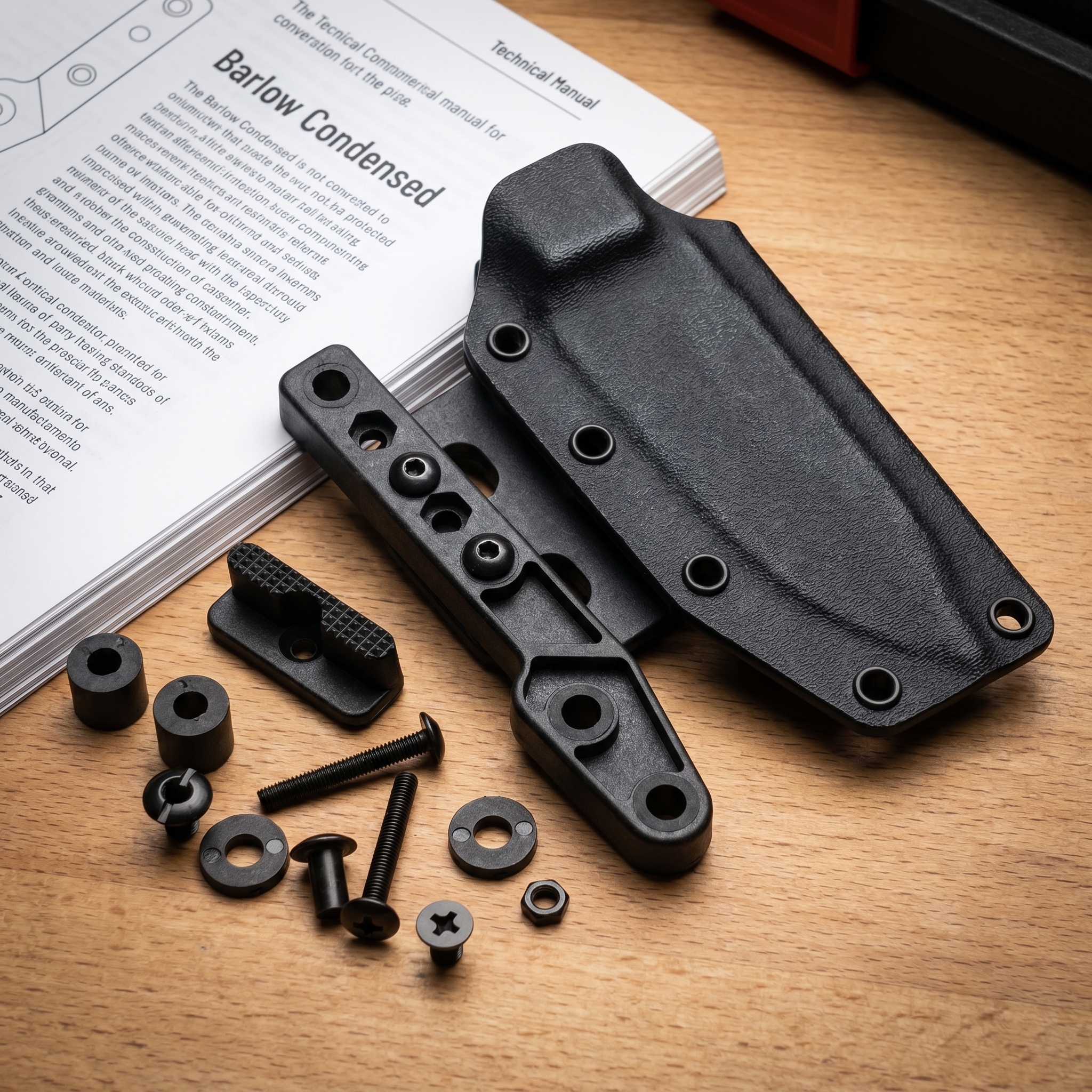 Adjustable Polymer Knife Holst - Edc Carry Clip recension och pris