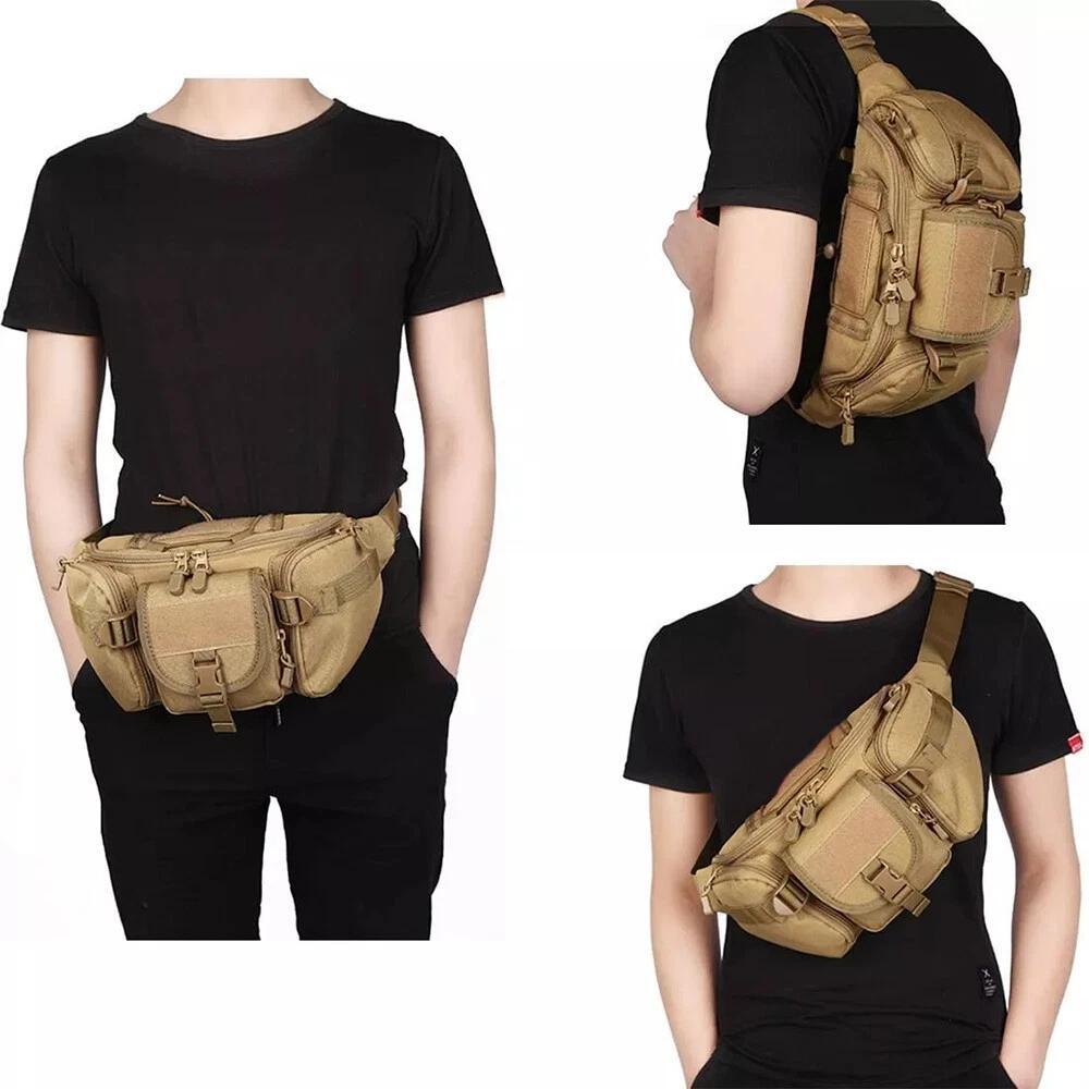 Tactical Fanny Pack for Men Co - Edc Carry Bag For Men recension och pris