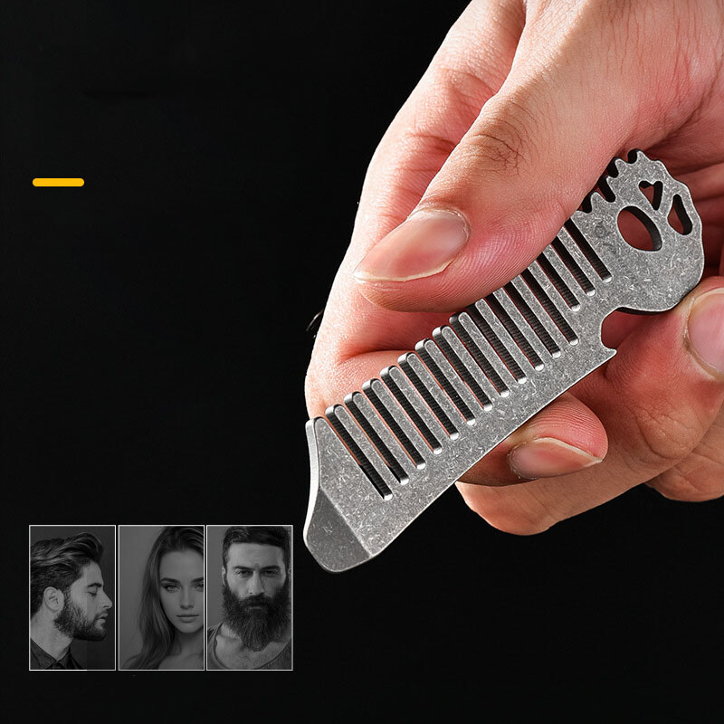 Titanium alloy comb with bottl - Comb Pocket Titanium recension och pris