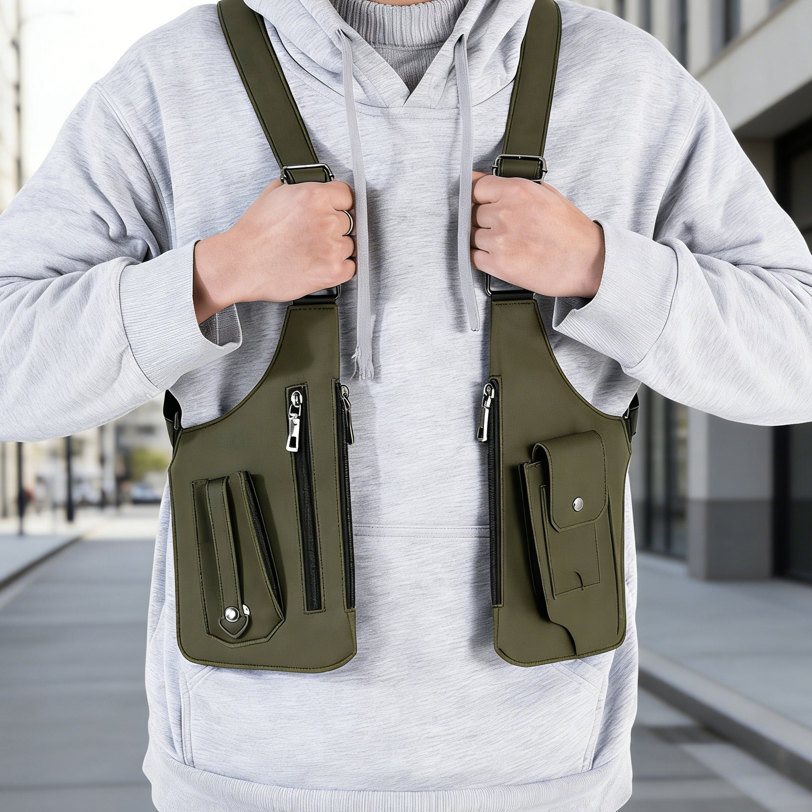 Tatical EDC Men's Chest Rigs A - Edc Carry Bag For Men recension och pris