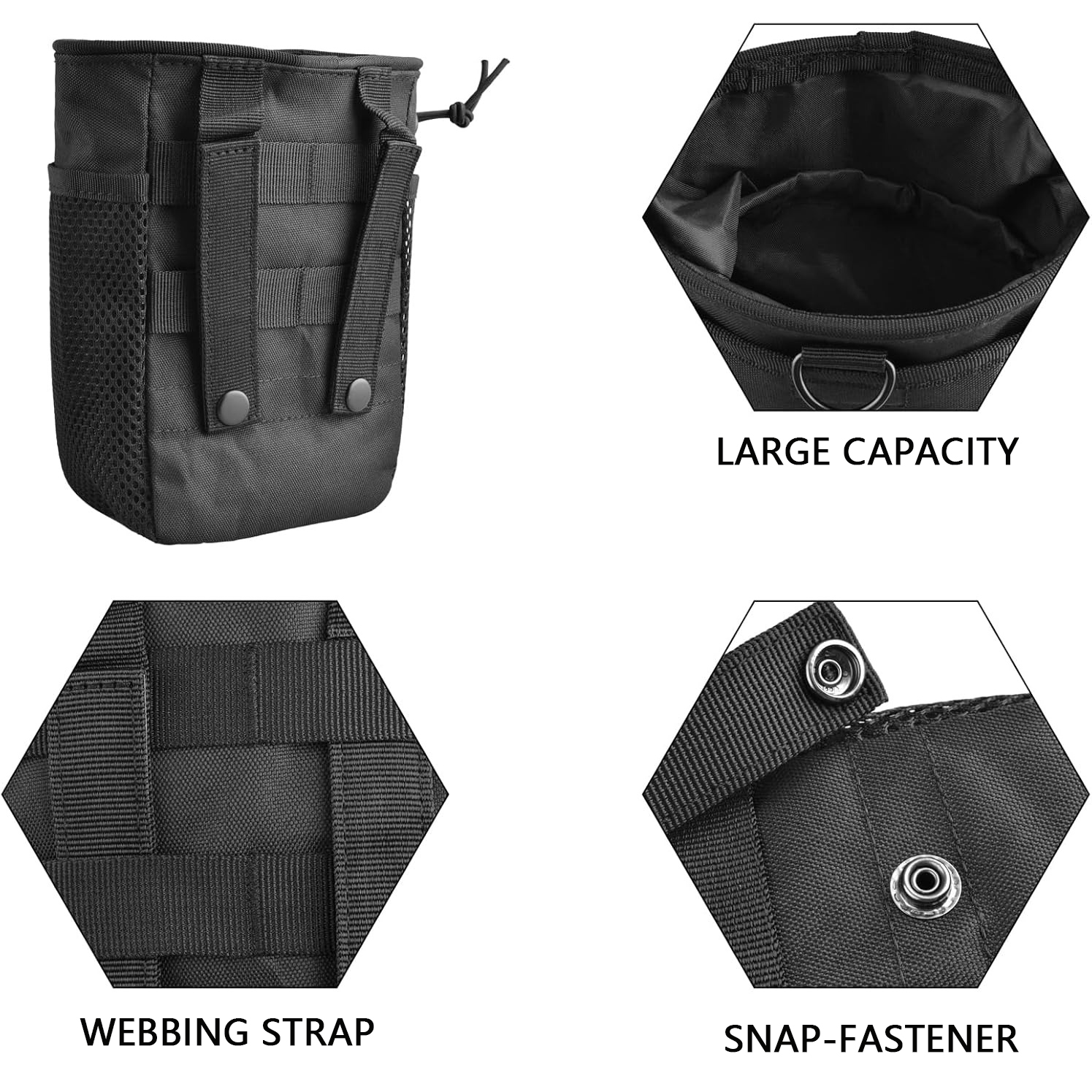 CZHIYAO Durable Molle Dump Pou - Edc Everyday Carry Bag recension och pris
