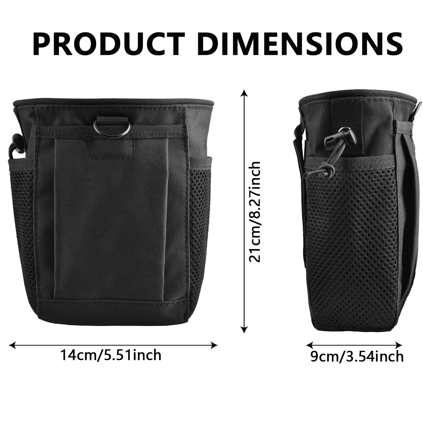 CZHIYAO Durable Molle Dump Pou - Edc Everyday Carry Bag recension och pris