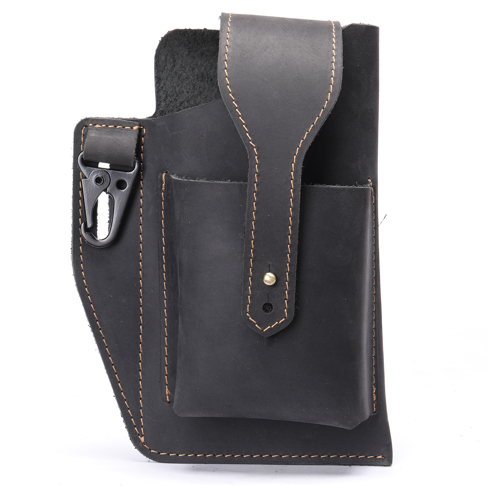 Crazy Horse Leather Phone Hols - Leather Edc. Carry Pouch recension och pris