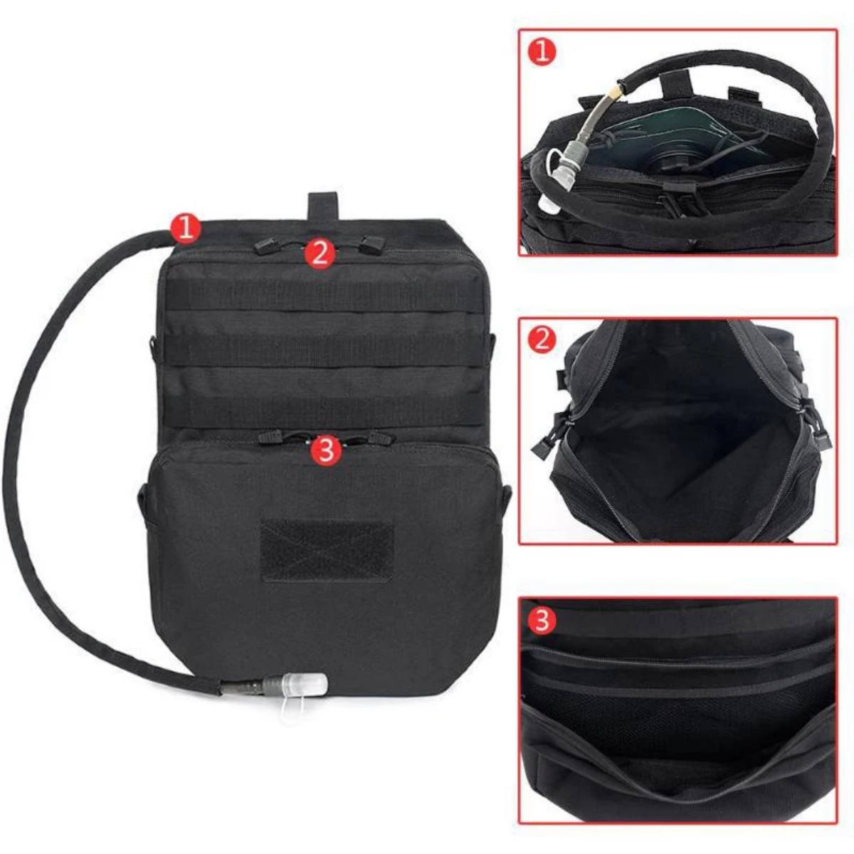 Outdoor Molle Bag Camping Hydr - Edc Carry Pack recension och pris