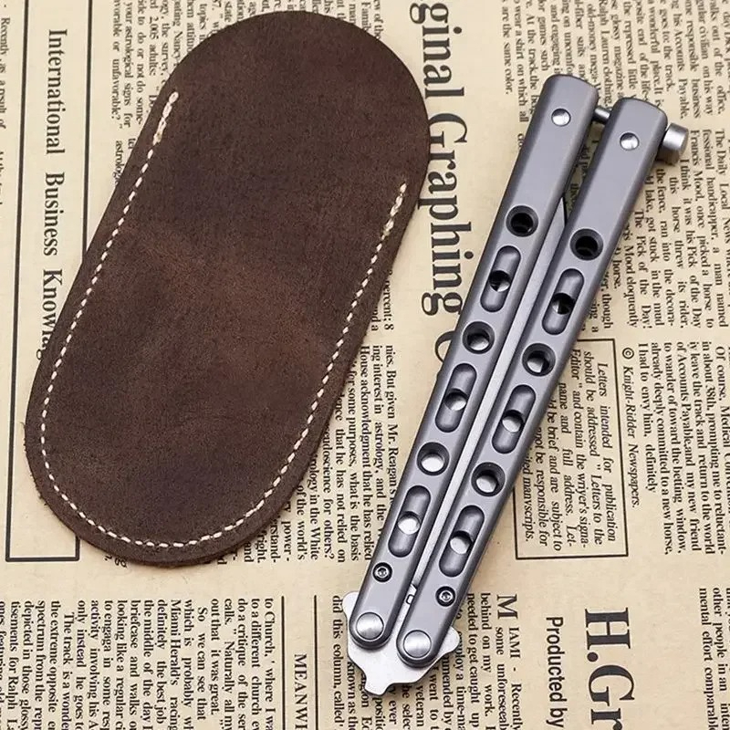 Leather small knife cover carr - Edc Carry Clip recension och pris