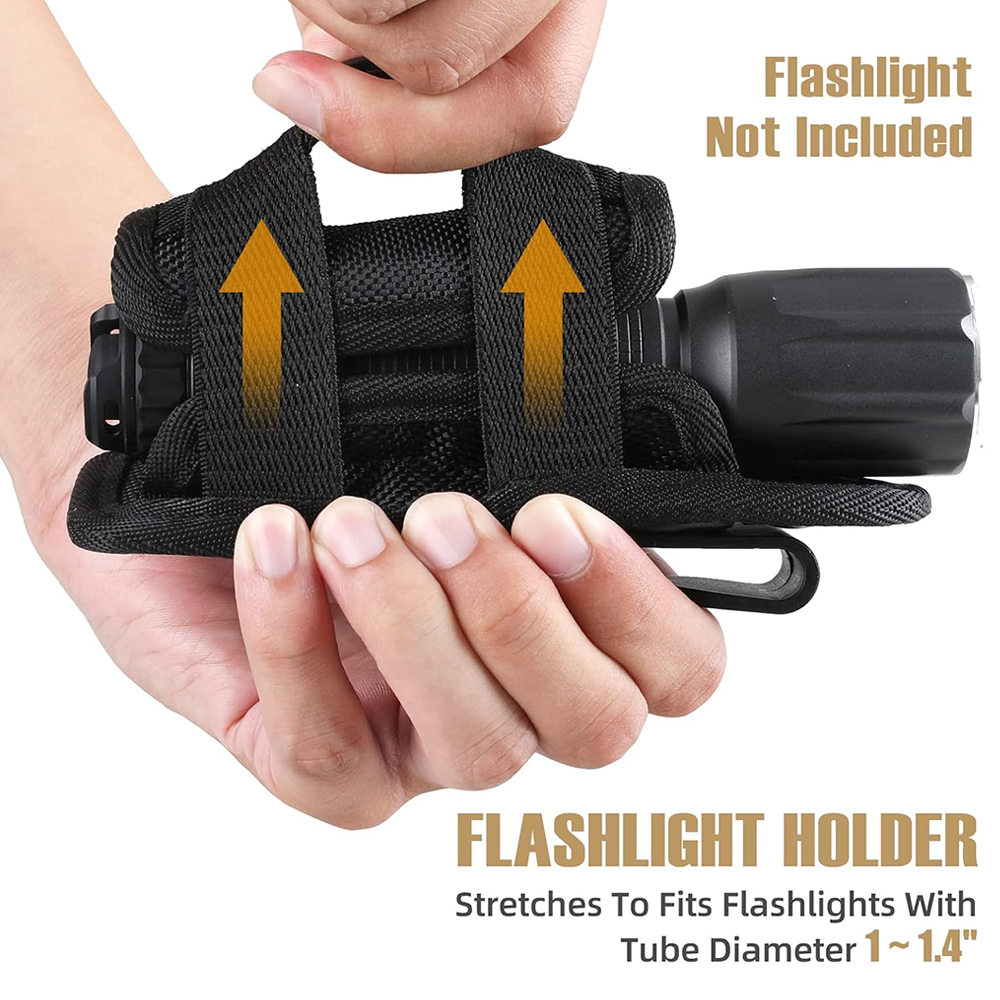 Tactical Flashlight Pouch Hols - Edc Carry Accessories recension och pris