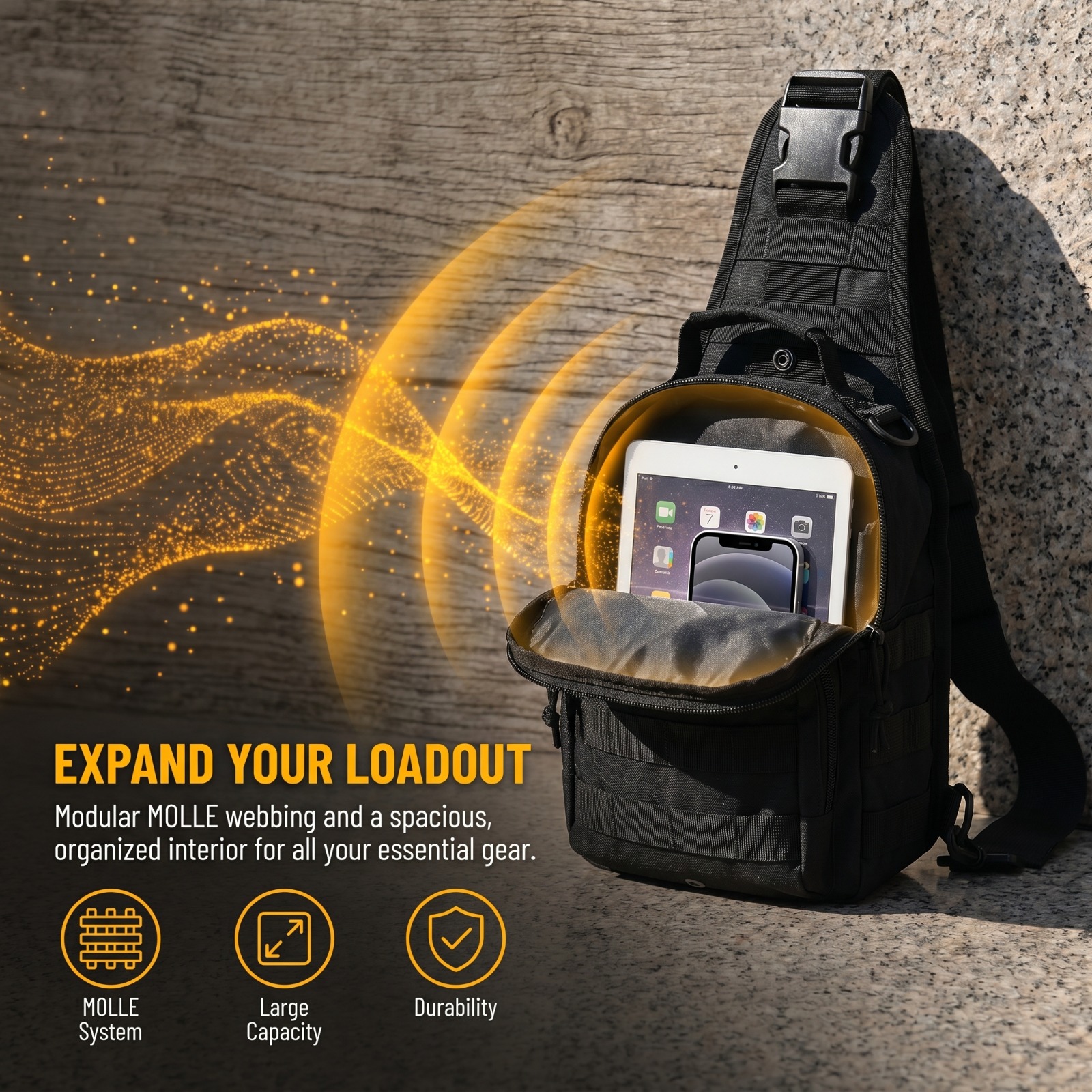 Tactical Sling Chest Pack Dura - Edc Everyday Carry Bag recension och pris