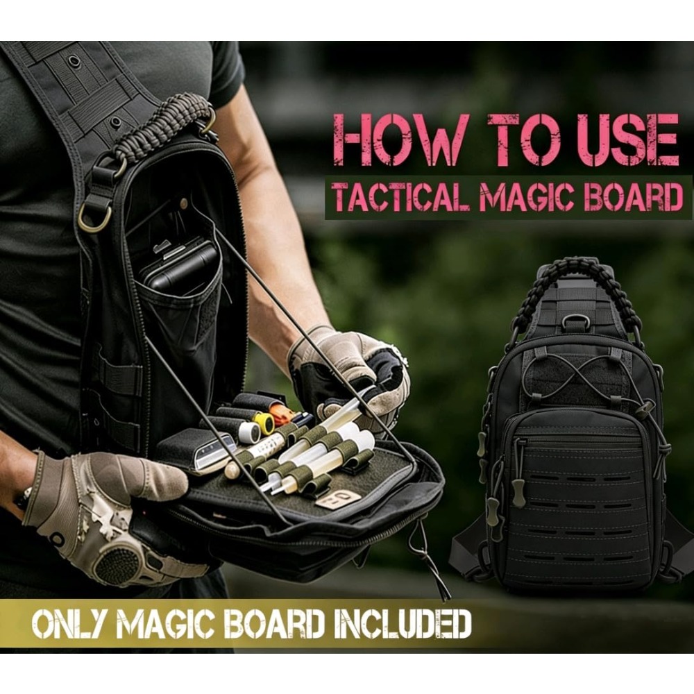 Tactical Sling Bag for Men Con - Edc Carry Bag For Men recension och pris
