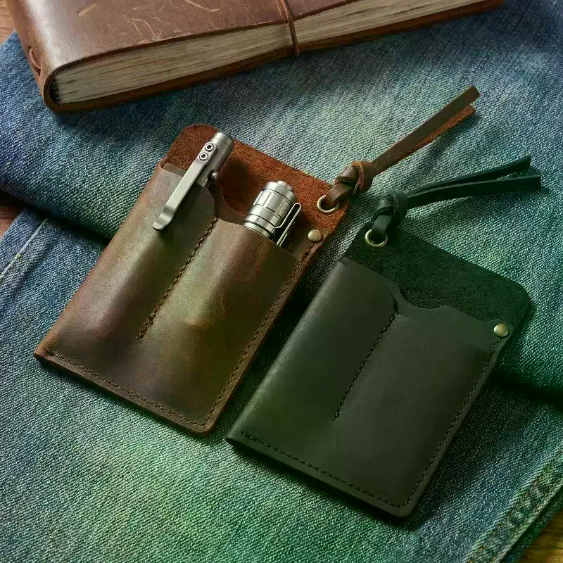Handmade Genuine Leather EDC T - Edc Carry Clip recension och pris