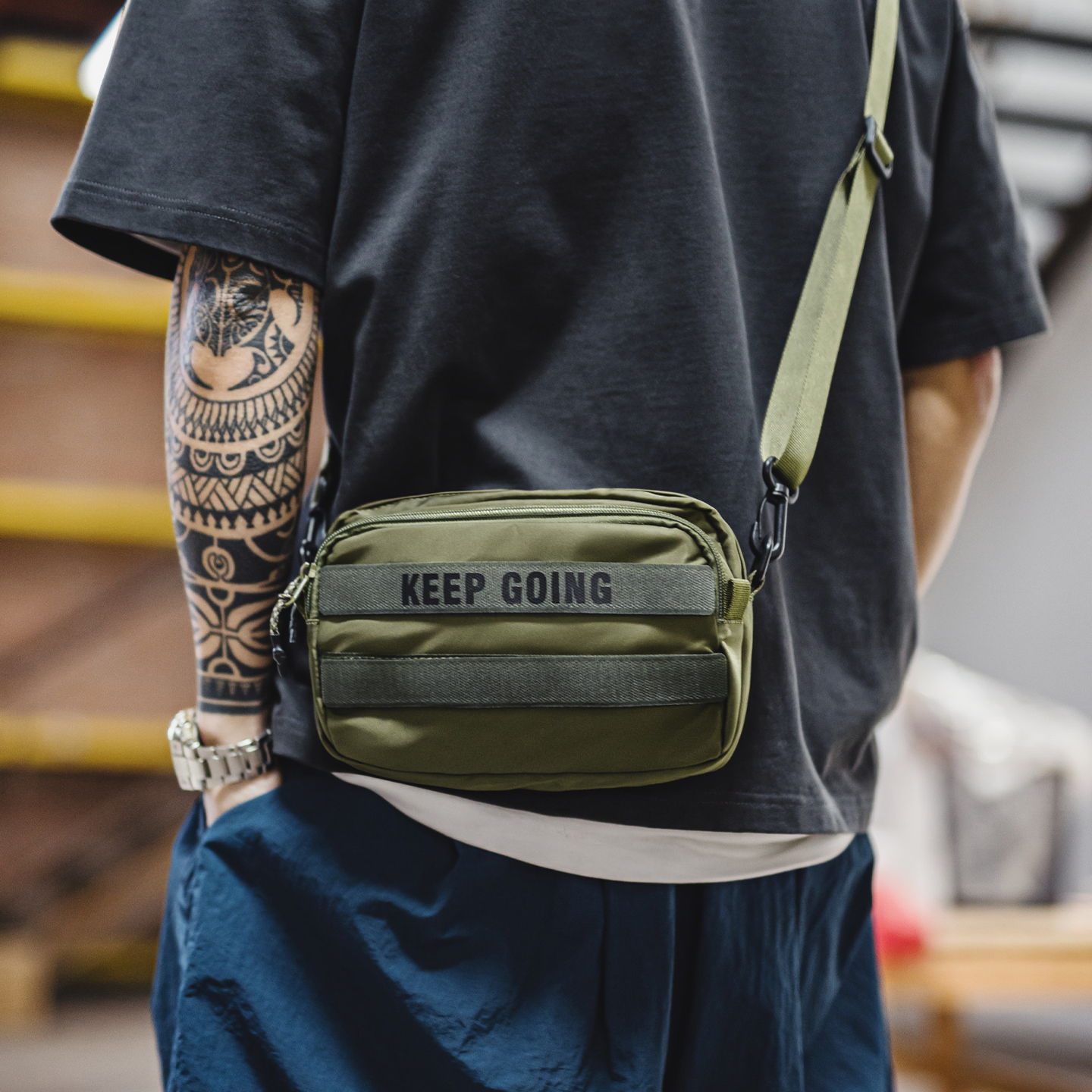 Maden Men's Crossbody Bag Mili - Edc Everyday Carry Bag recension och pris