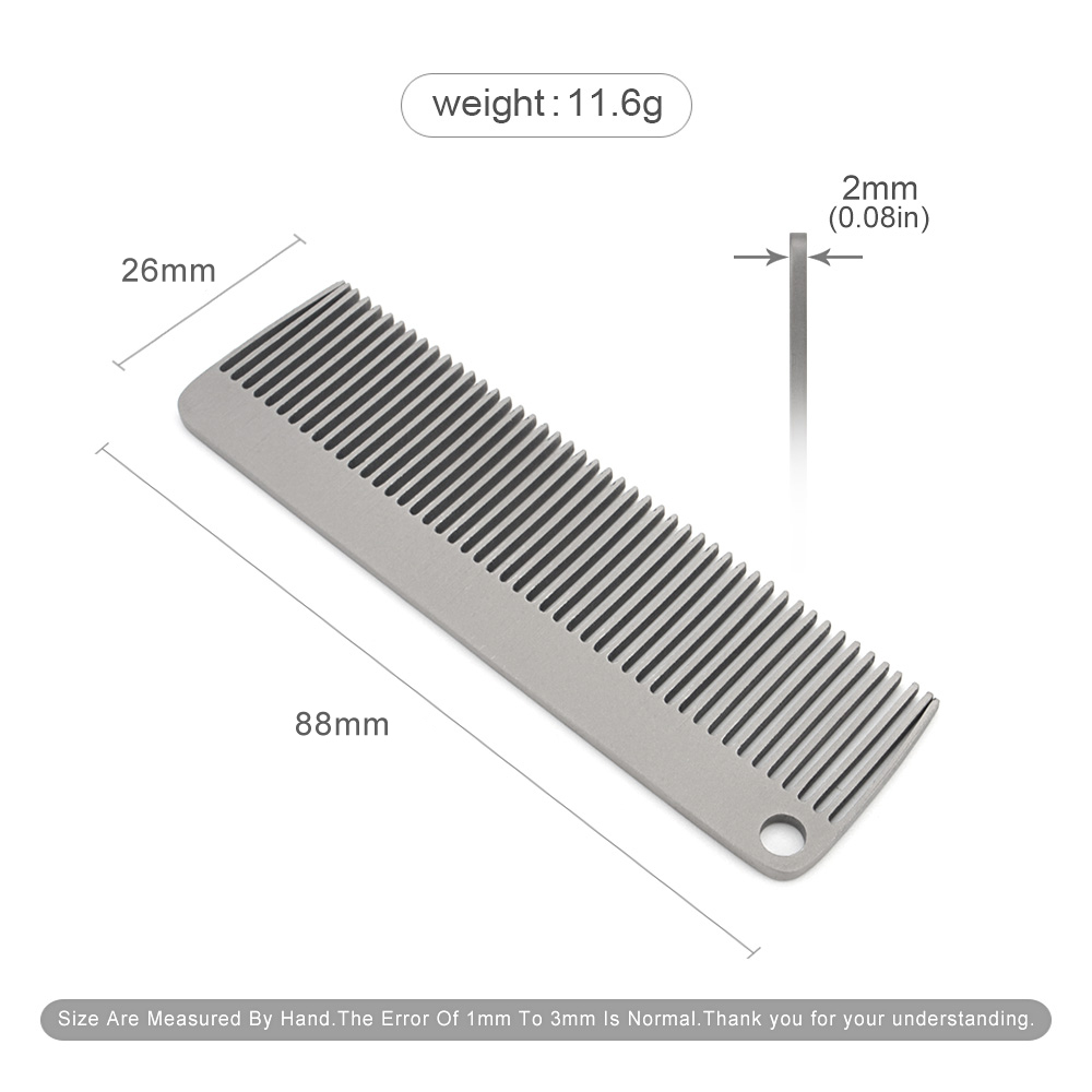 Portable Comb Titanium Alloy C - Comb Pocket Titanium recension och pris