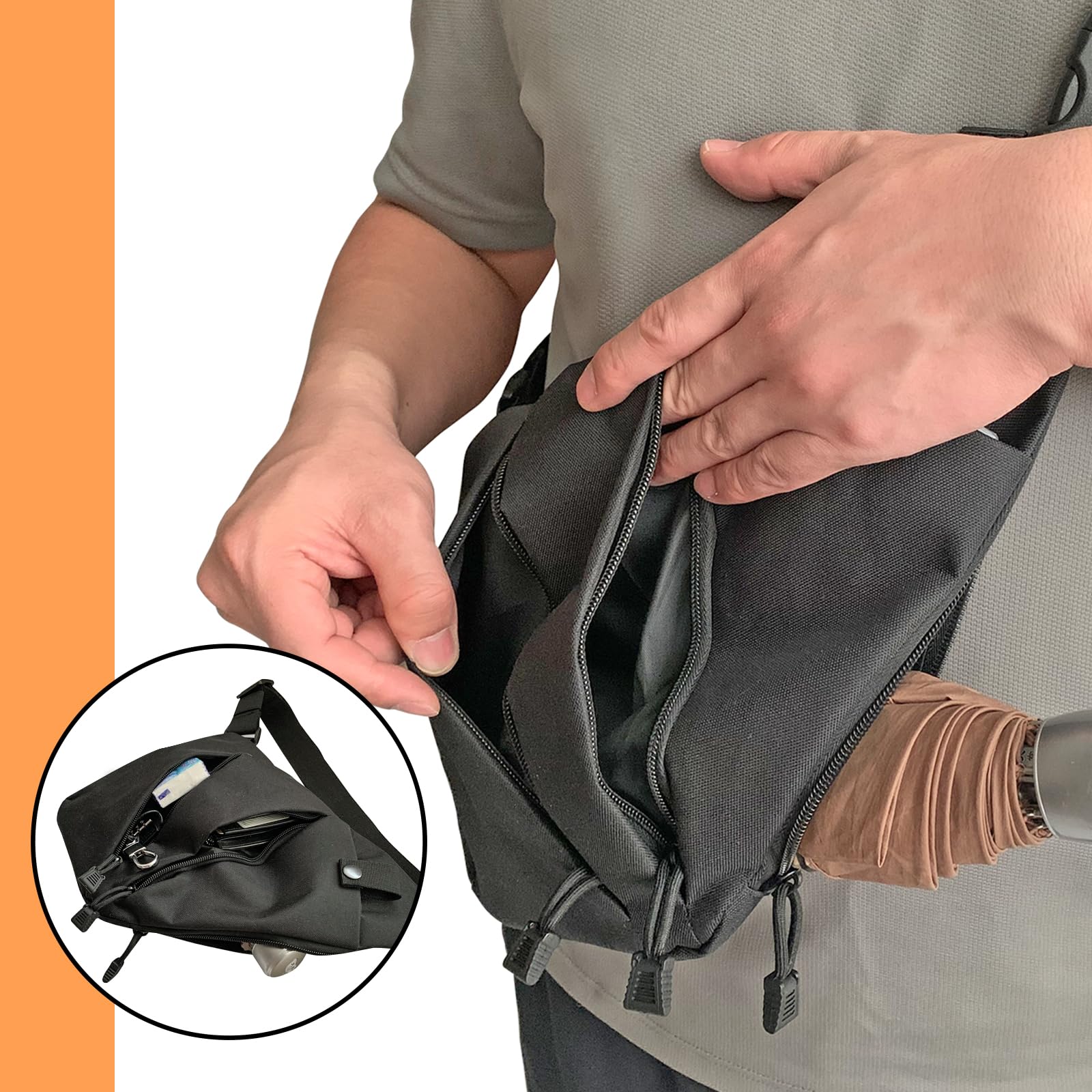 Tactical Crossbody Sling Bag E - Edc Carry Bag For Men recension och pris