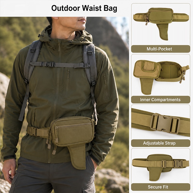 Multifunctional Waist Bag Nylo - Edc Carry Bag For Men recension och pris