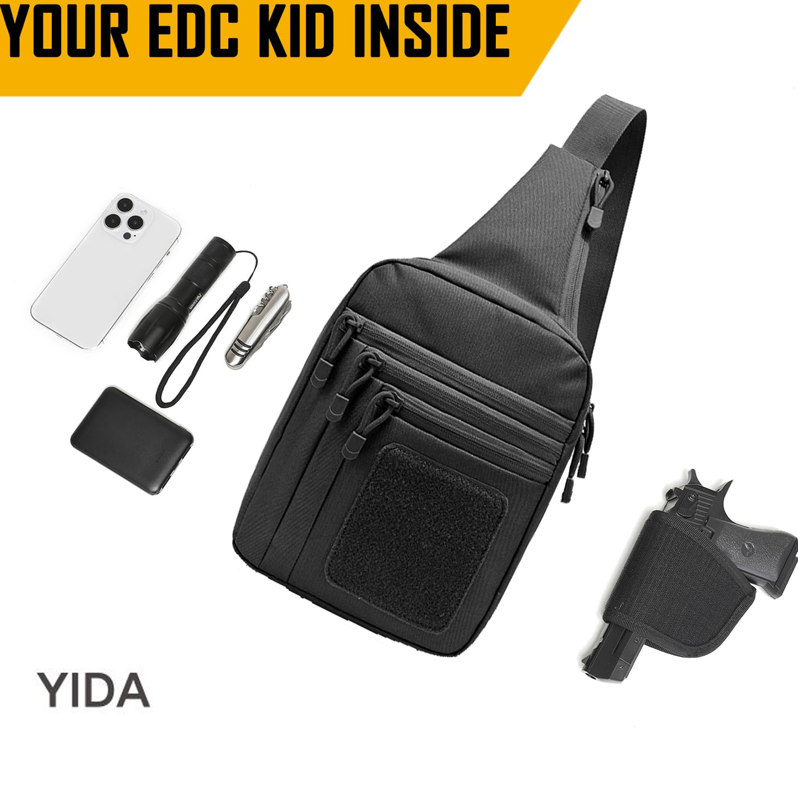 Concealed Carry Crossbody Bag  - Edc Carry Pack recension och pris