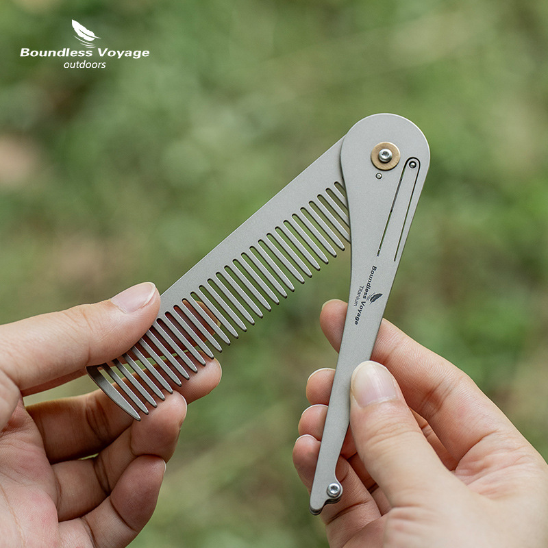 Pure Titanium Anti-Static Fold - Comb Pocket Titanium recension och pris
