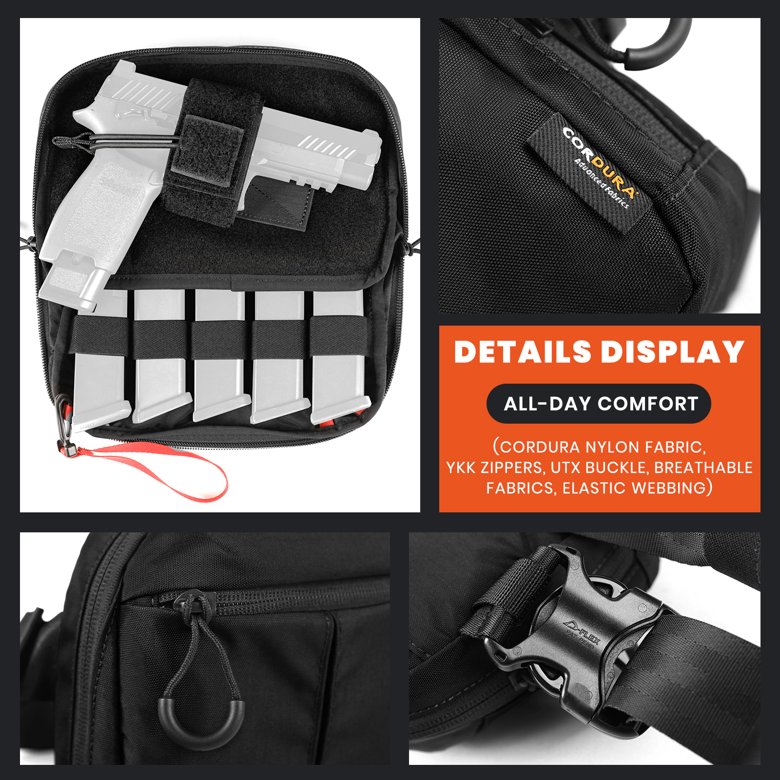 VOTAGOO Tactical Waist Bag Hid - Edc Carry Bag For Men recension och pris